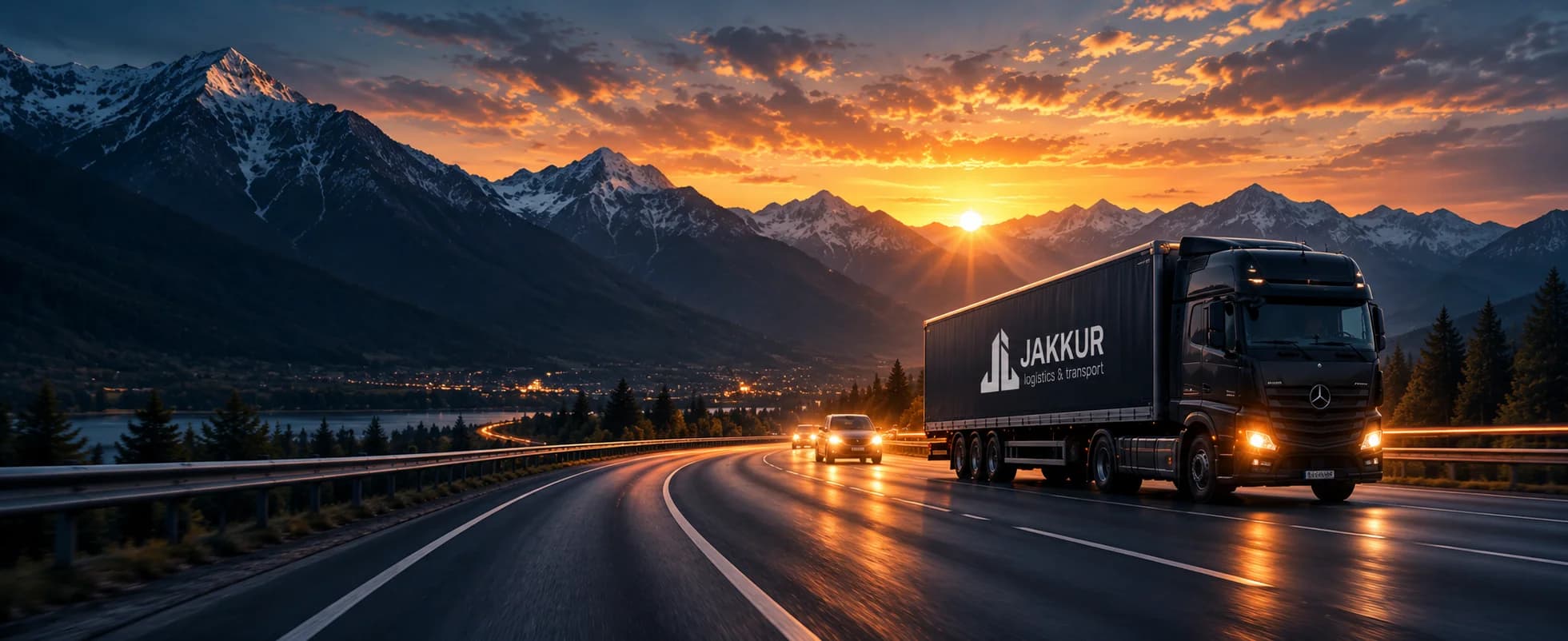 Jakkur Truck on Highway